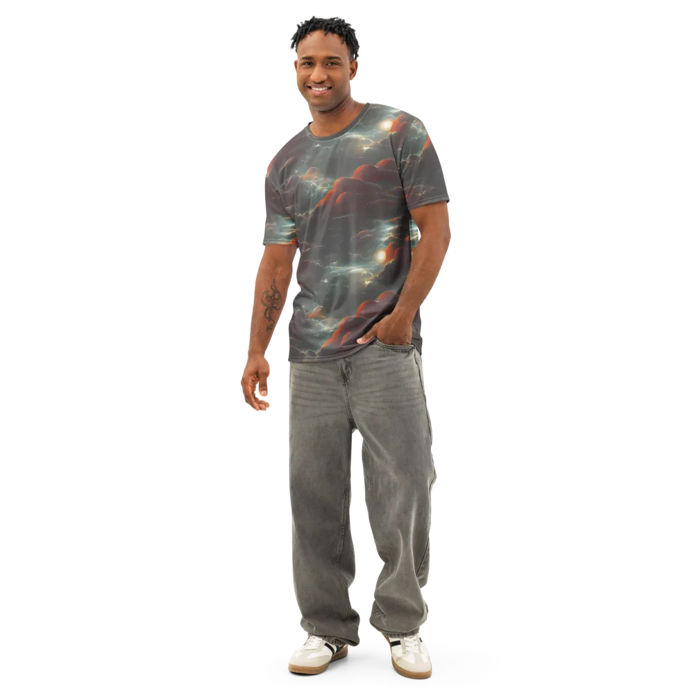 Stellar Highlands on Men's Cotton Crew Neck T-Shirt — Front