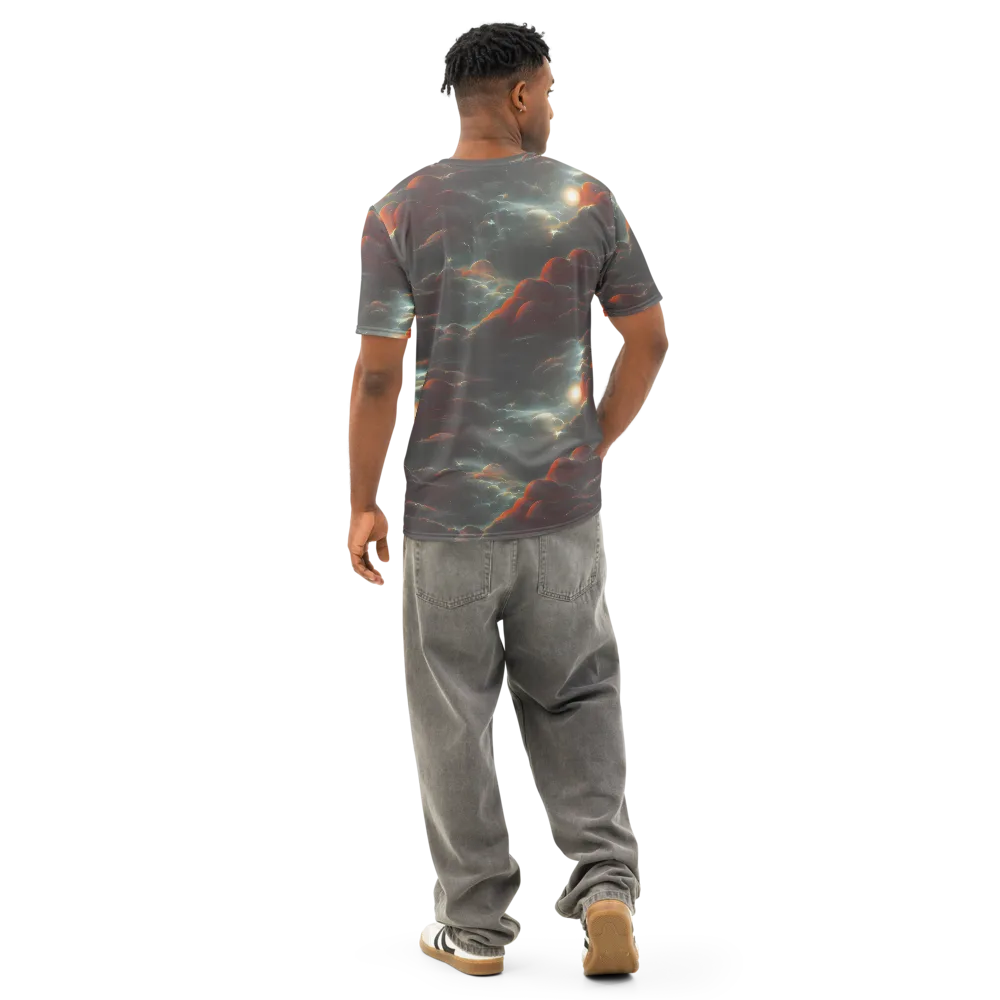 Stellar Highlands on Men's Cotton Crew Neck T-Shirt — Back