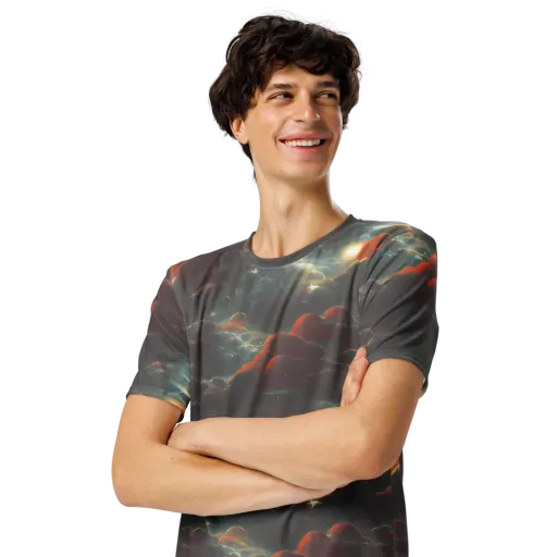 Stellar Highlands on a Men's Crew Neck T-Shirt