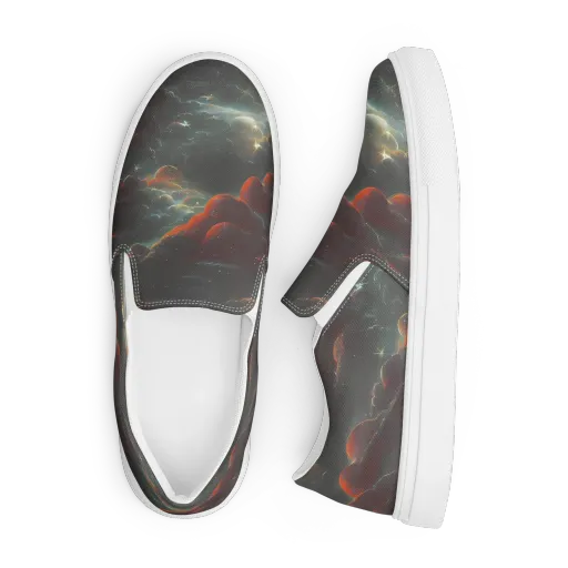Stellar Highlands on a Men's Slip-On Canvas Shoes