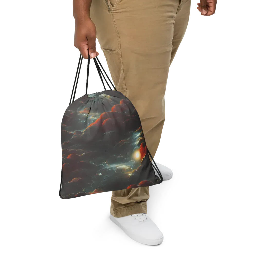 Stellar Highlands on Drawstring Bag — Front
