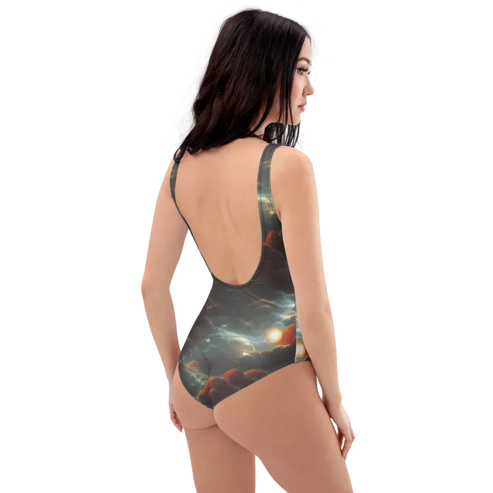 Stellar Highlands on One-Piece Swimsuit — Right Back