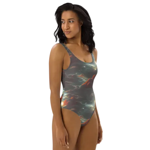 Stellar Highlands on a One-Piece Swimsuit