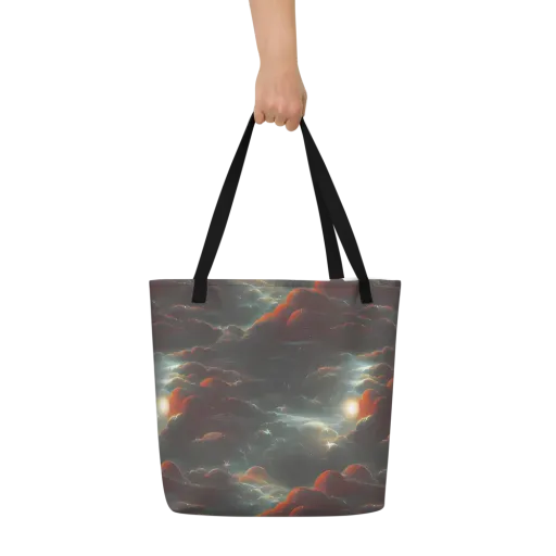 Stellar Highlands on a Large Tote Bag W/ Pocket