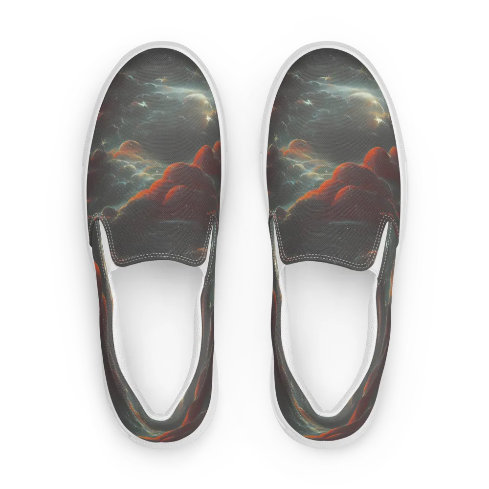 Stellar Highlands on Women's Slip-On Canvas Shoes — Front