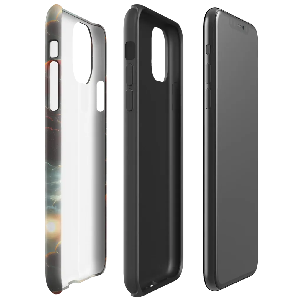 Stellar Highlands on Tough Case for iPhone® — Right