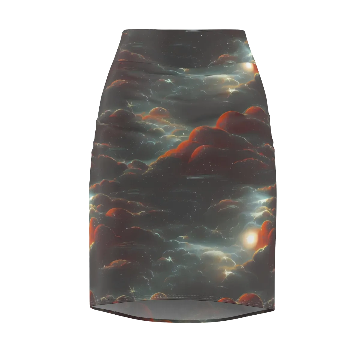 Stellar Highlands on Pencil Skirt — Front