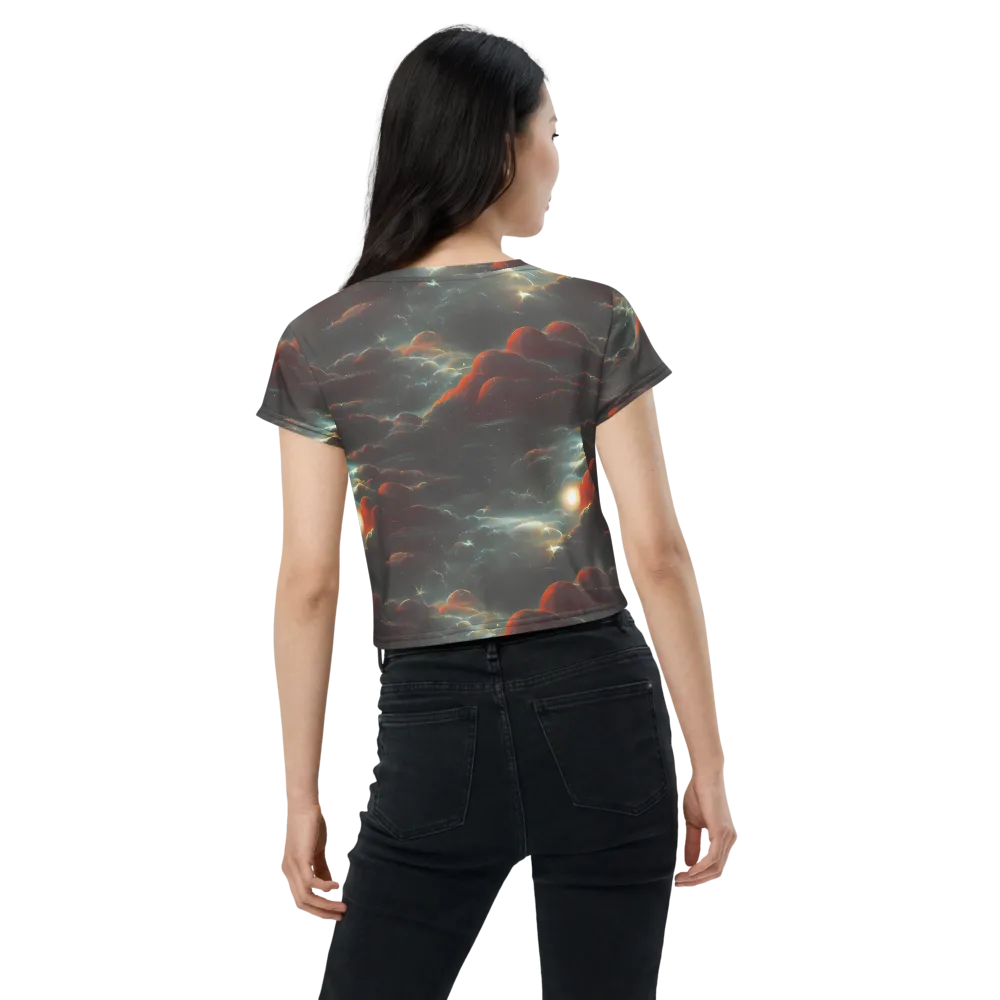 Stellar Highlands on Crop Tee — Back