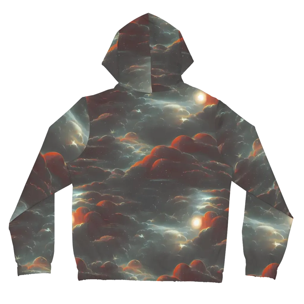 Stellar Highlands on Women's Full-Zip Hoodie — Back