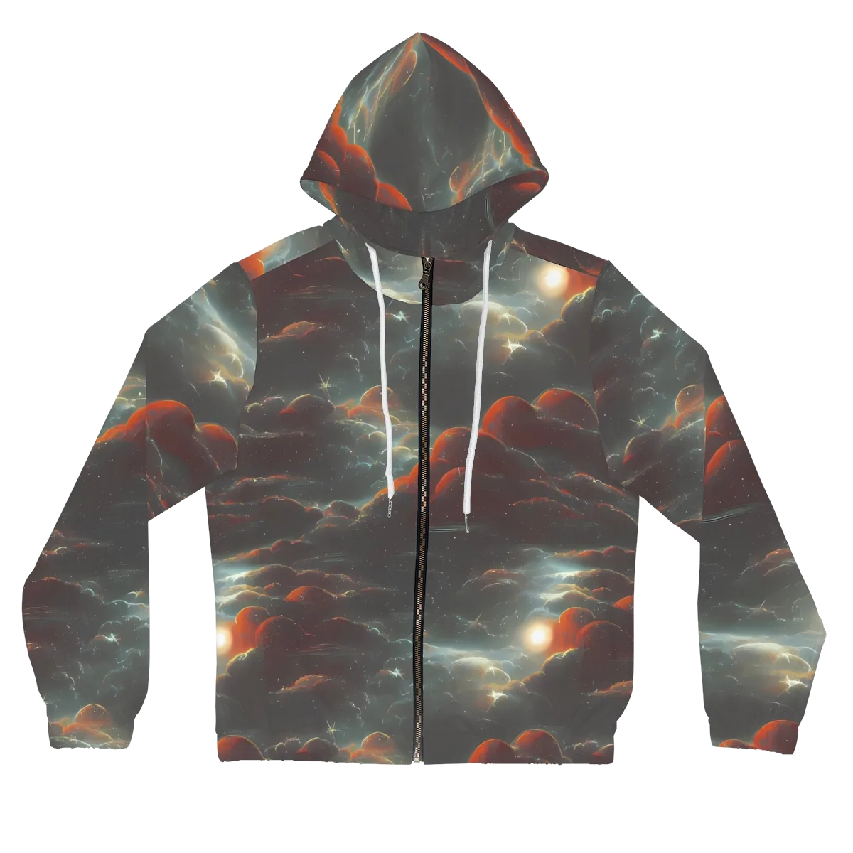 Stellar Highlands on Women's Full-Zip Hoodie — Front