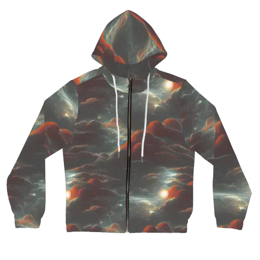 Stellar Highlands on a Women's Full-Zip Hoodie