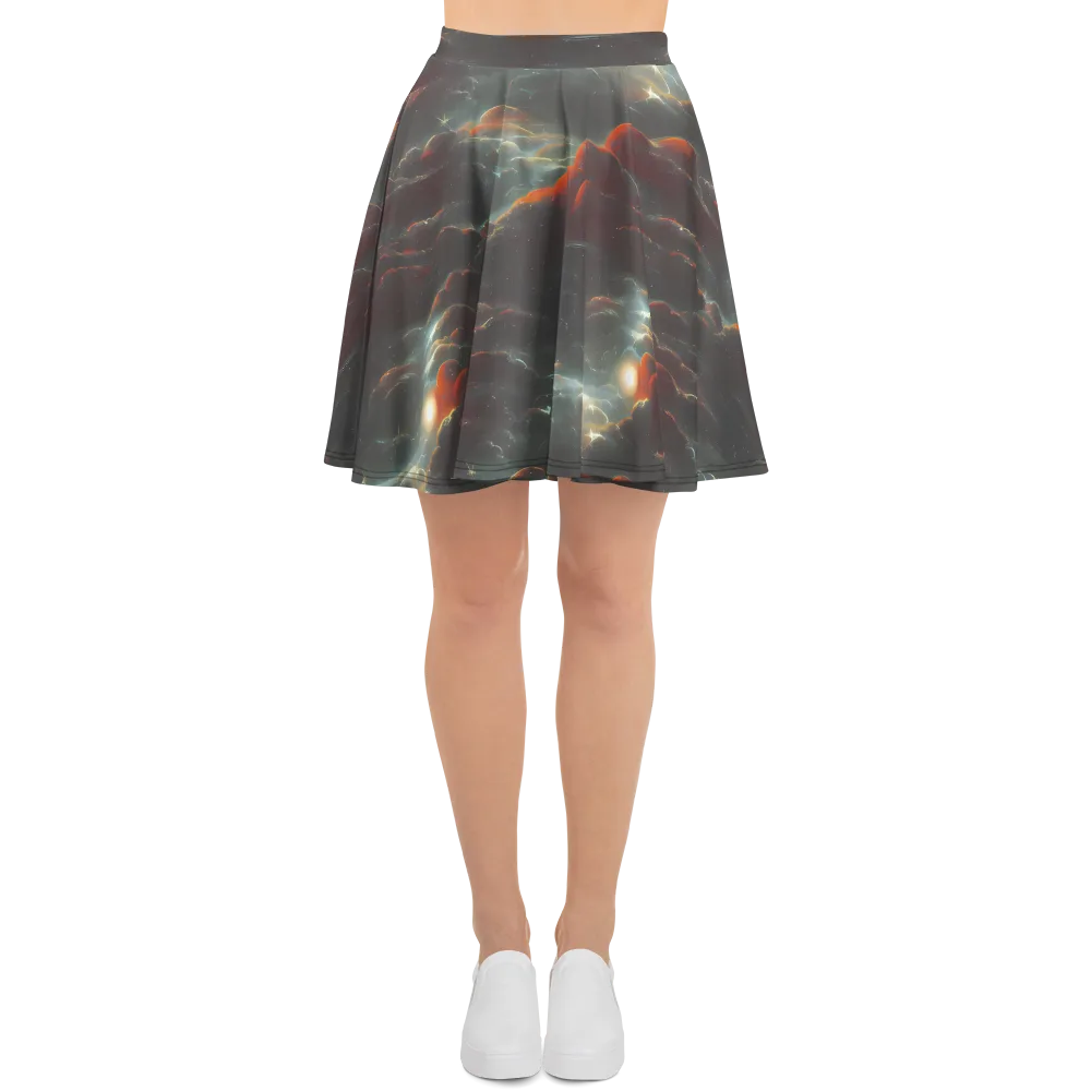 Stellar Highlands on Skater Skirt — Front