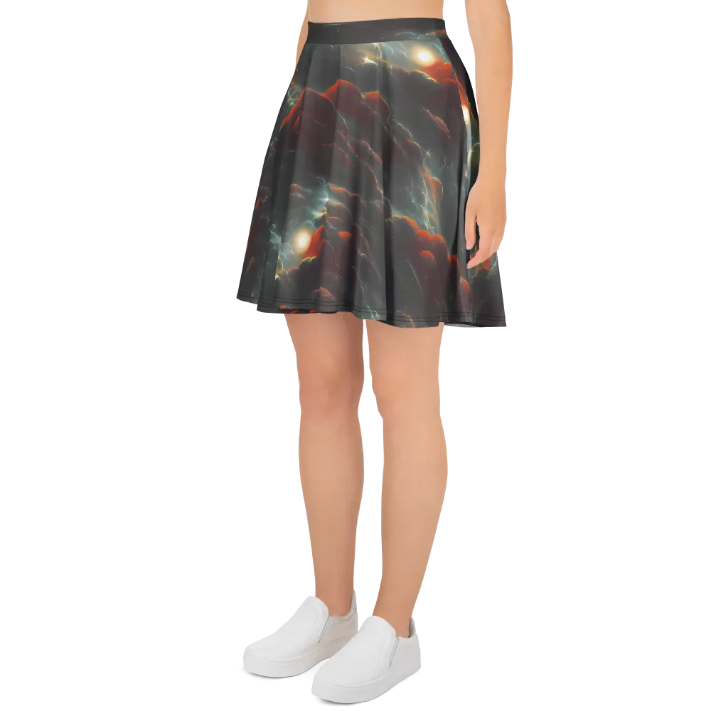 Stellar Highlands on Skater Skirt — Left