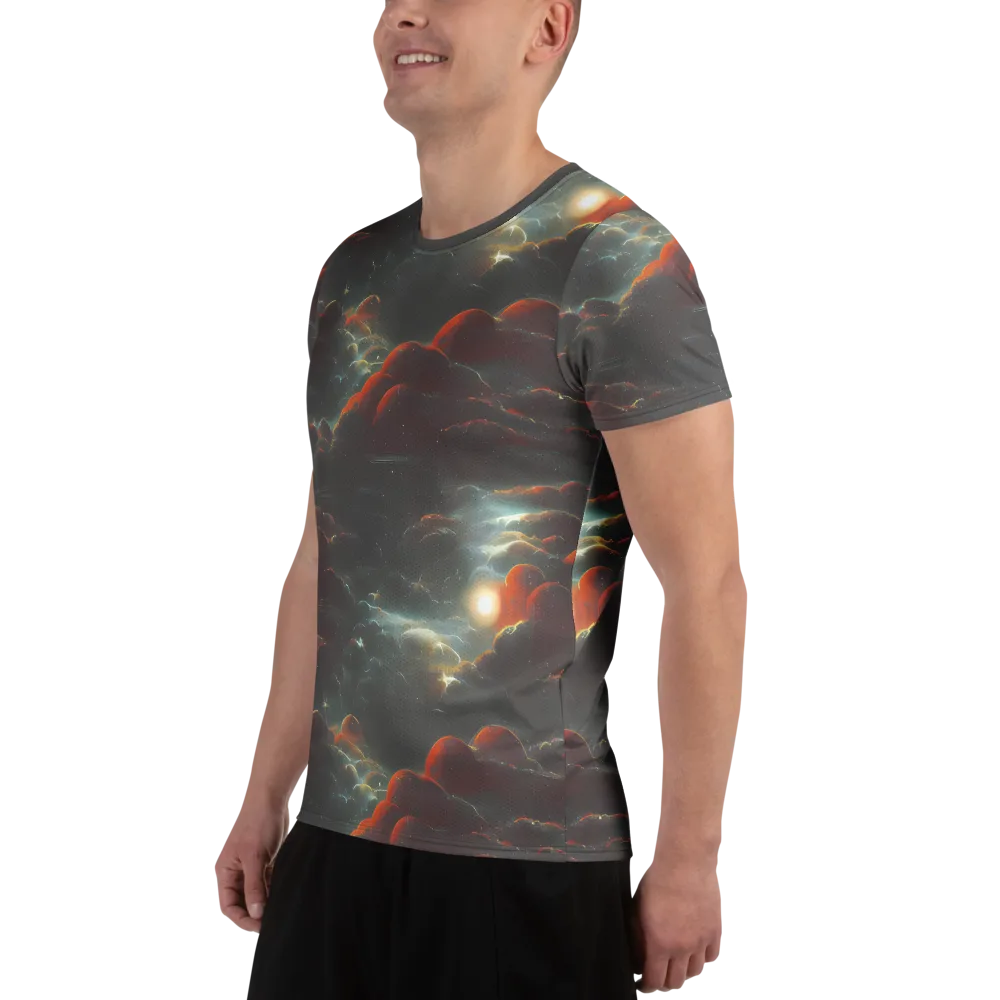 Stellar Highlands on Men's Athletic T-Shirt — Left