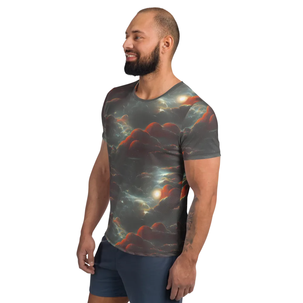 Stellar Highlands on Men's Athletic T-Shirt — Left