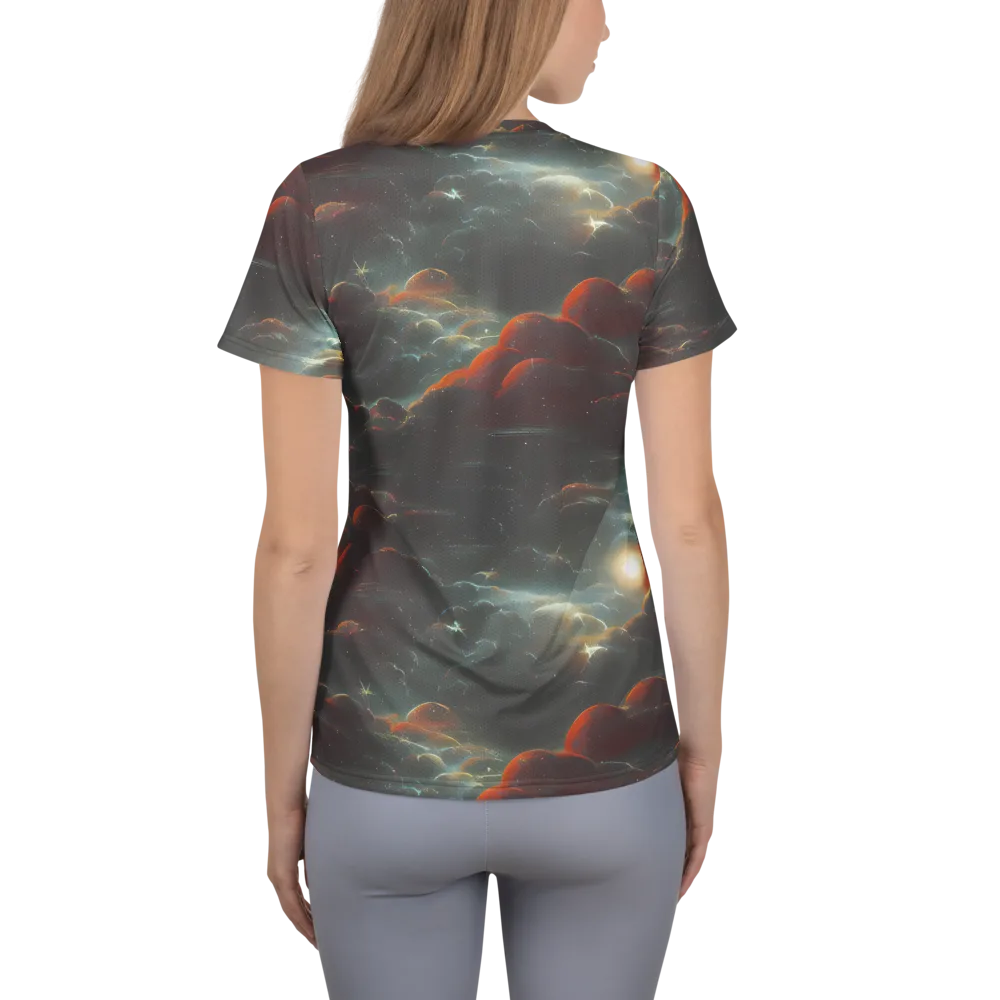 Stellar Highlands on Women's Athletic T-Shirt — Back