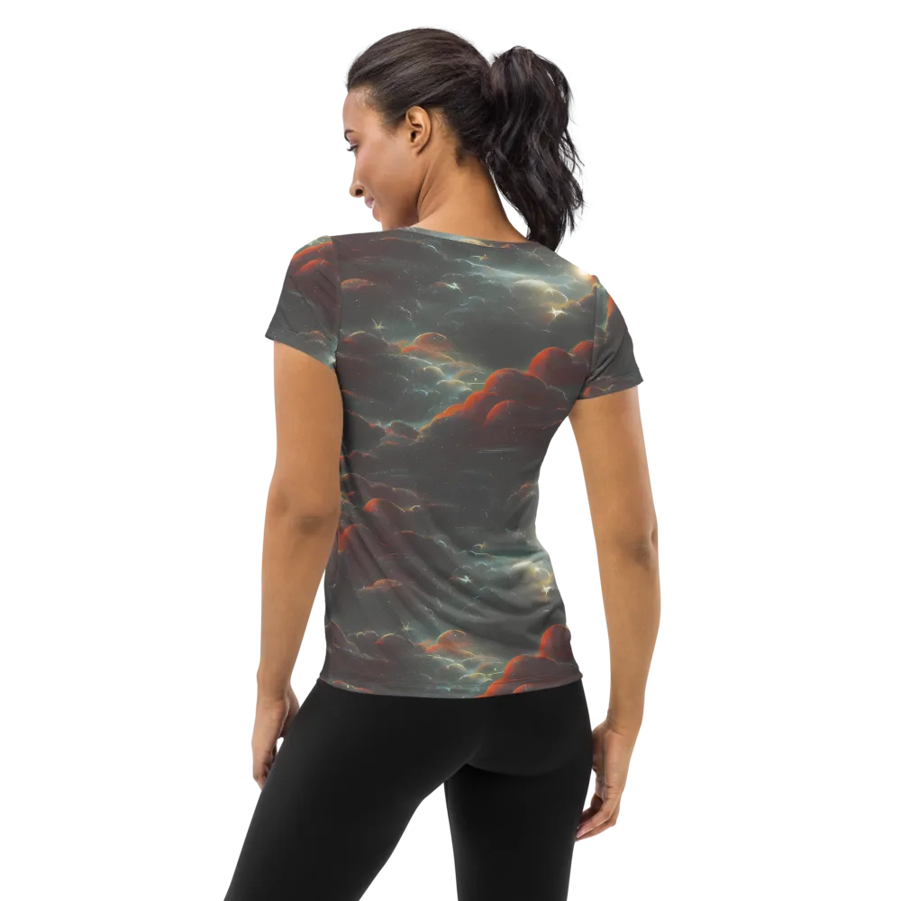 Stellar Highlands on Women's Athletic T-Shirt — Back