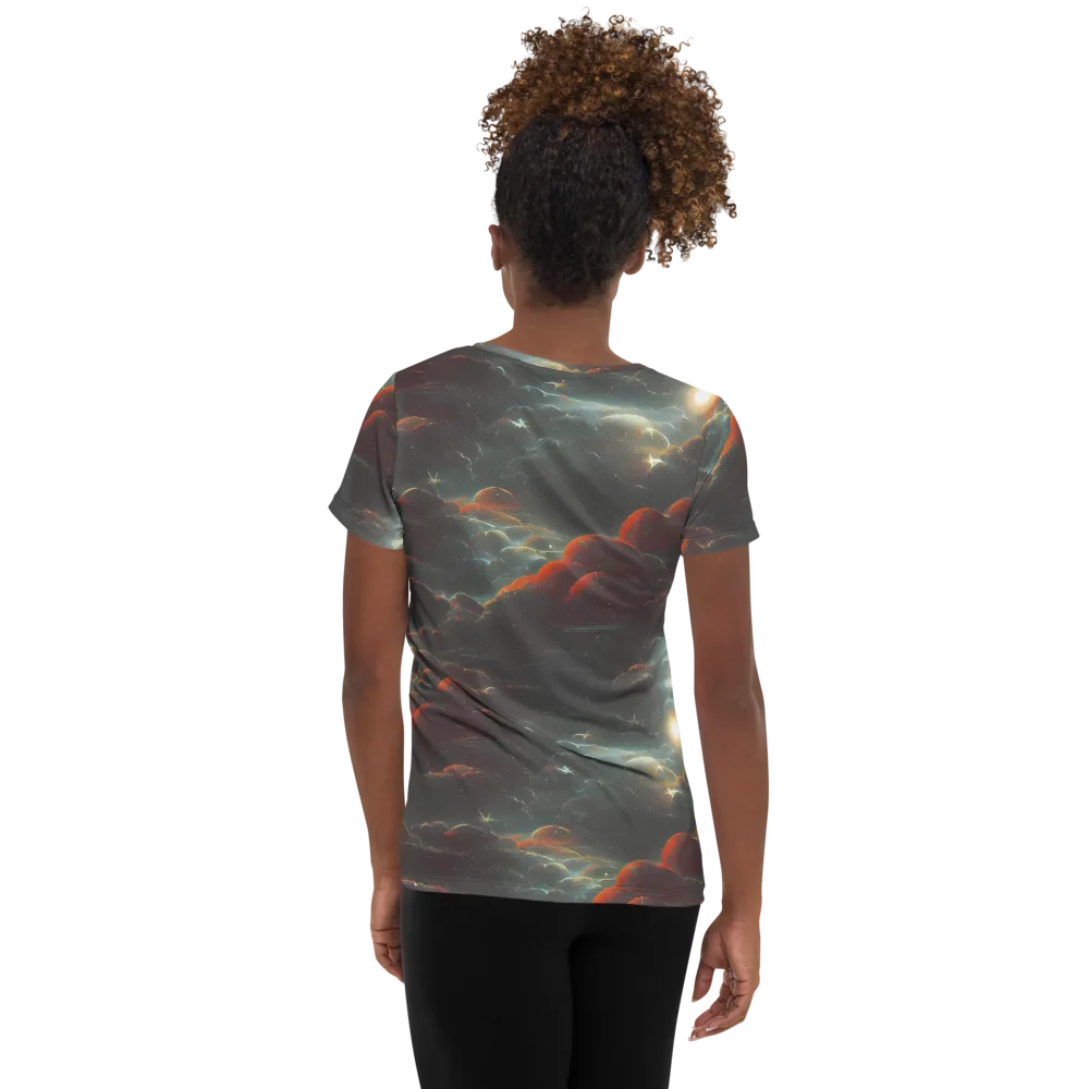 Stellar Highlands on Women's Athletic T-Shirt — Back