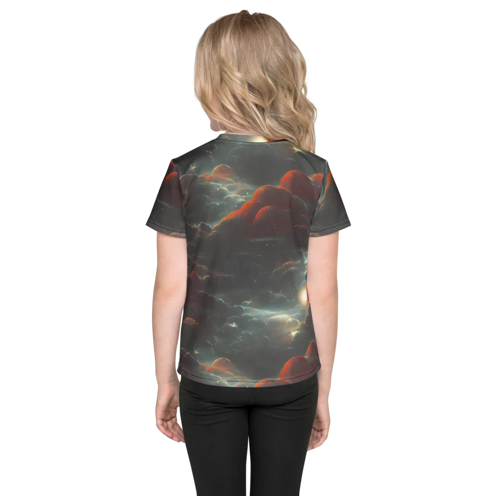 Stellar Highlands on Kids Crew Neck T-Shirt — Back