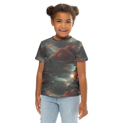 Stellar Highlands on a Kids Crew Neck T-Shirt