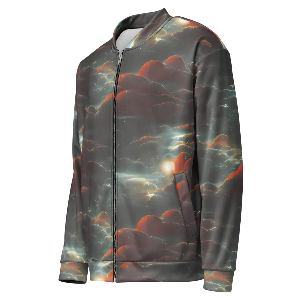 Stellar Highlands on Bomber Jacket — Left Front
