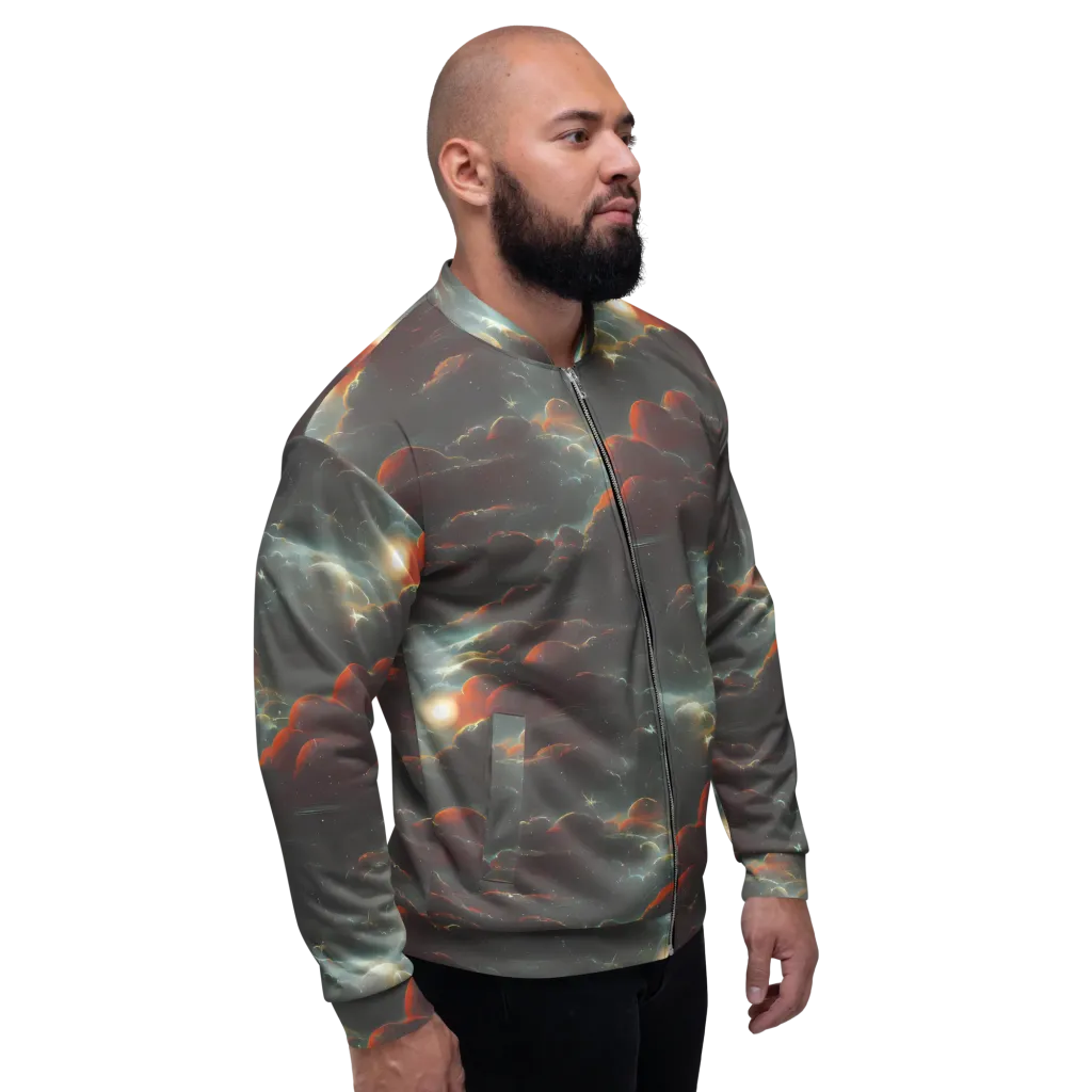 Stellar Highlands on Bomber Jacket — Right