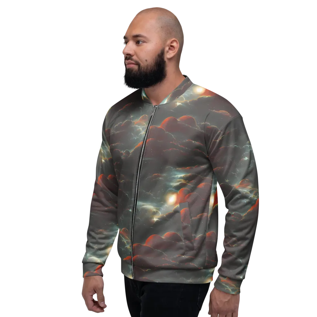 Stellar Highlands on Bomber Jacket — Left