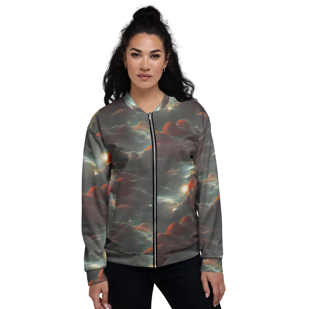 Stellar Highlands on Bomber Jacket — Front