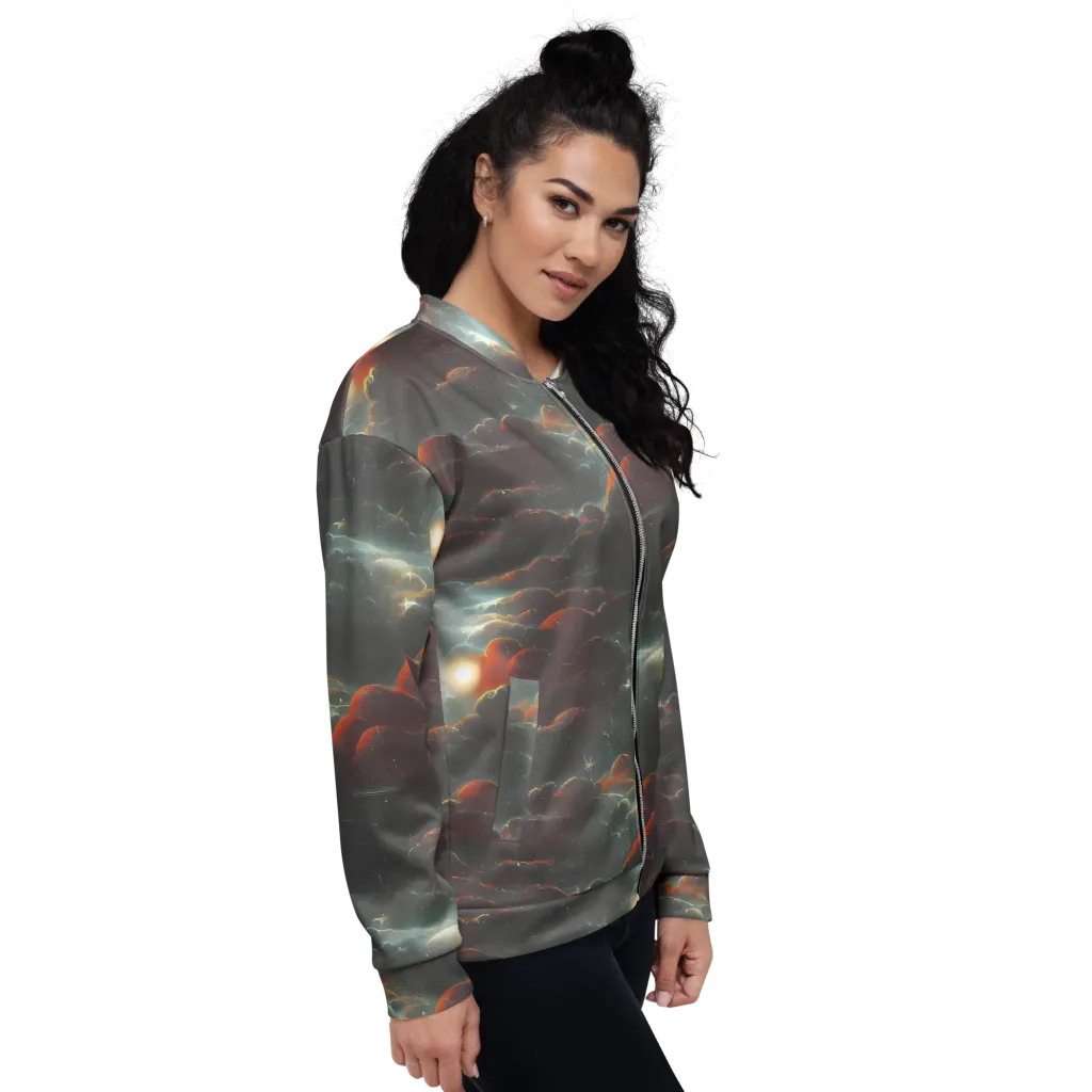 Stellar Highlands on Bomber Jacket — Right