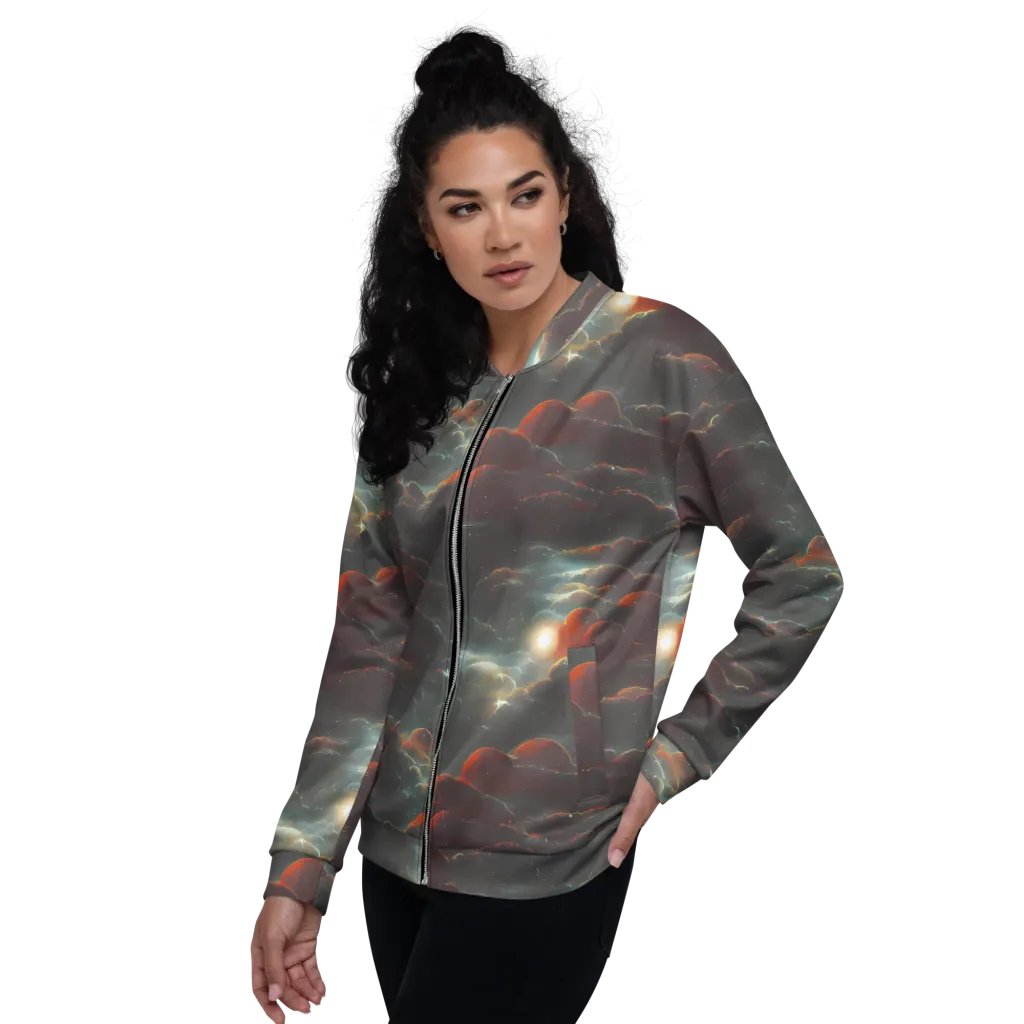 Stellar Highlands on Bomber Jacket — Left