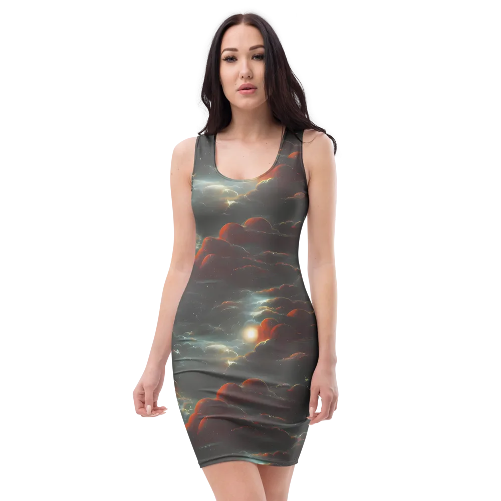 Stellar Highlands on Bodycon Dress — Front