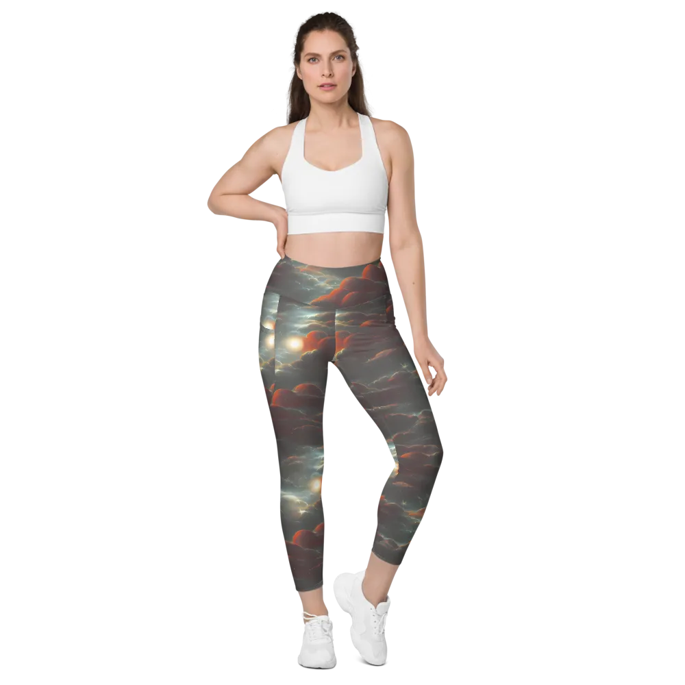 Stellar Highlands on Leggings with Pockets — Front