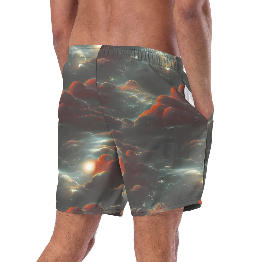 Stellar Highlands on Swim Trunks — Right Back