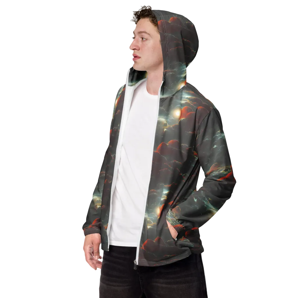 Stellar Highlands on Men's Windbreaker — Left Front