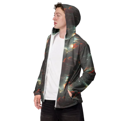 Stellar Highlands on a Men's Windbreaker