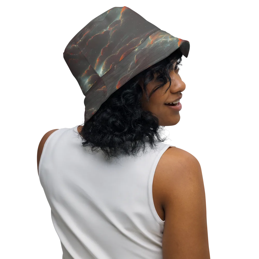 Stellar Highlands on Reversible Bucket Hat — Right Outside