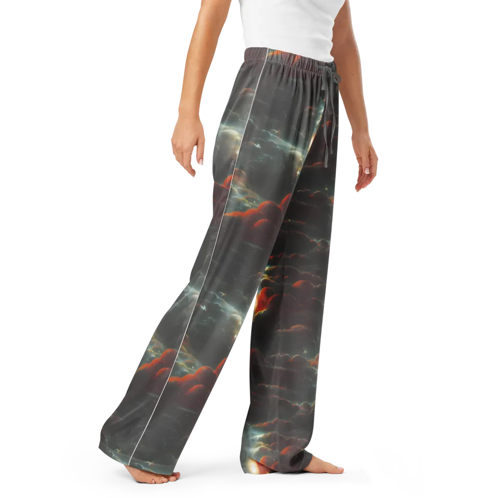 Stellar Highlands on Women's Pajama Pants — Right Front