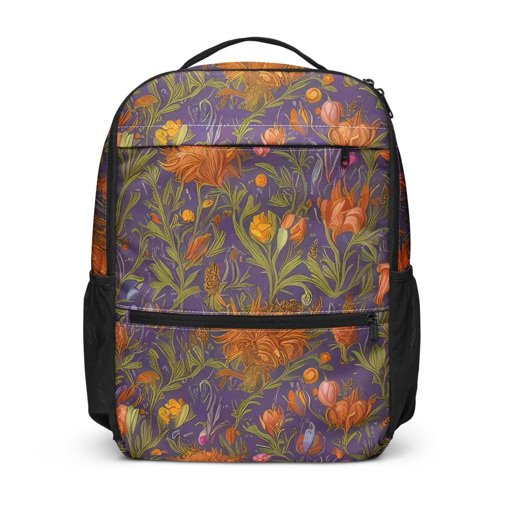 Botanical Nebula on Utility Backpack — Front