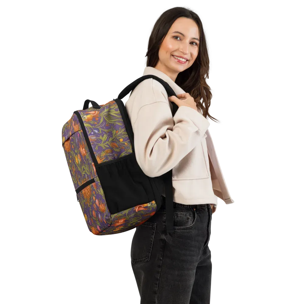 Botanical Nebula on Utility Backpack — Right
