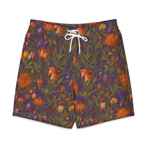 Botanical Nebula on a Men's Board Shorts