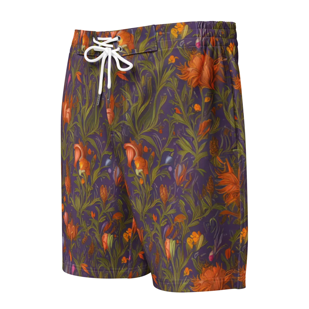 Botanical Nebula on Men's Board Shorts — Front