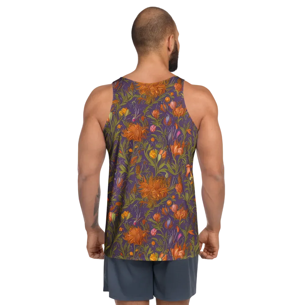 Botanical Nebula on Men's Tank Top — Back