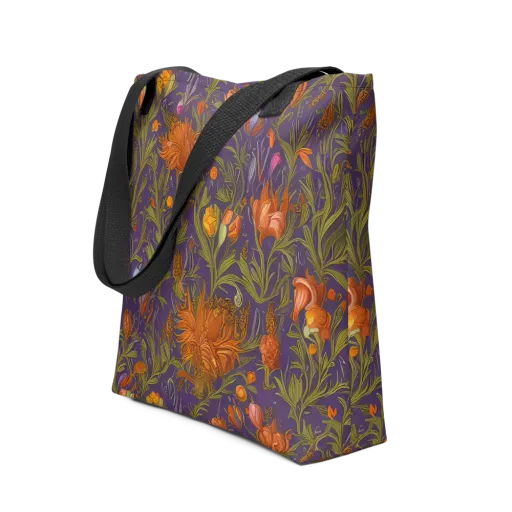Botanical Nebula on a Tote Bag