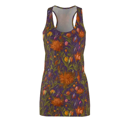 Botanical Nebula on a Racerback Dress