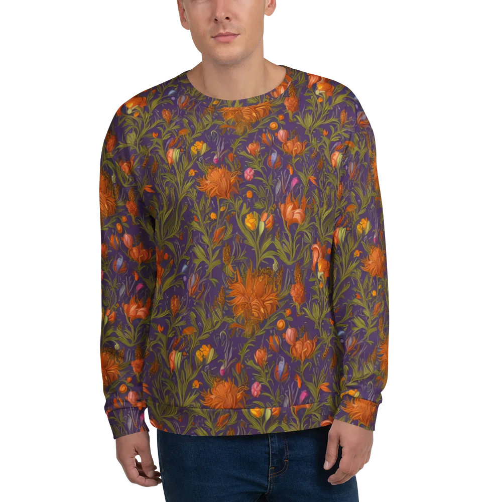 Botanical Nebula on Sweatshirt — Front