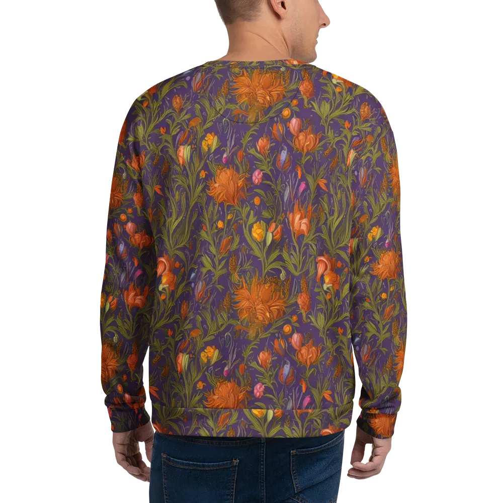 Botanical Nebula on Sweatshirt — Back