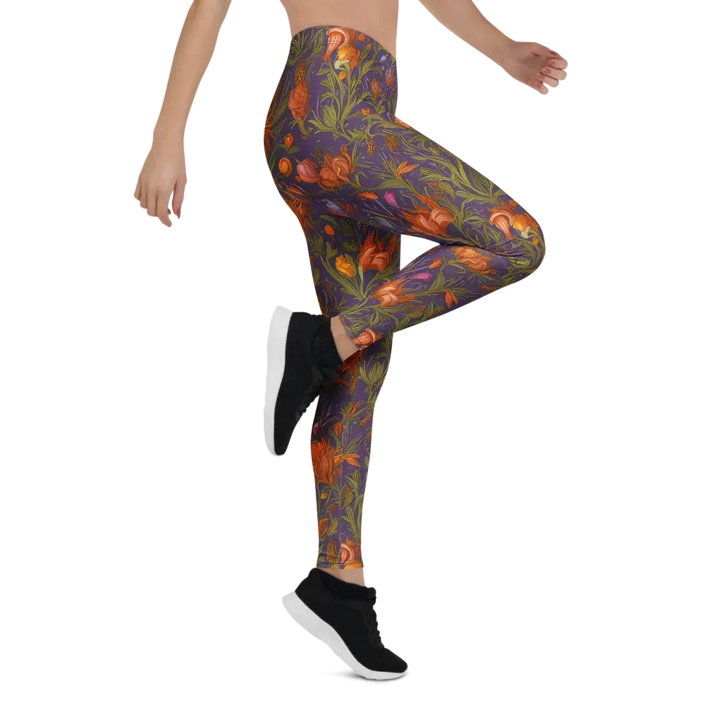 Botanical Nebula on Leggings — Right