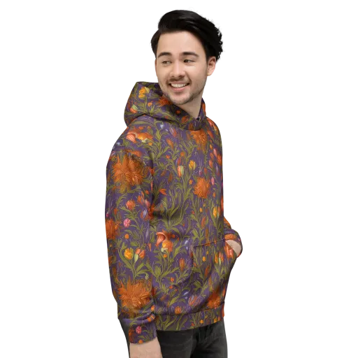 Botanical Nebula on a Hoodie