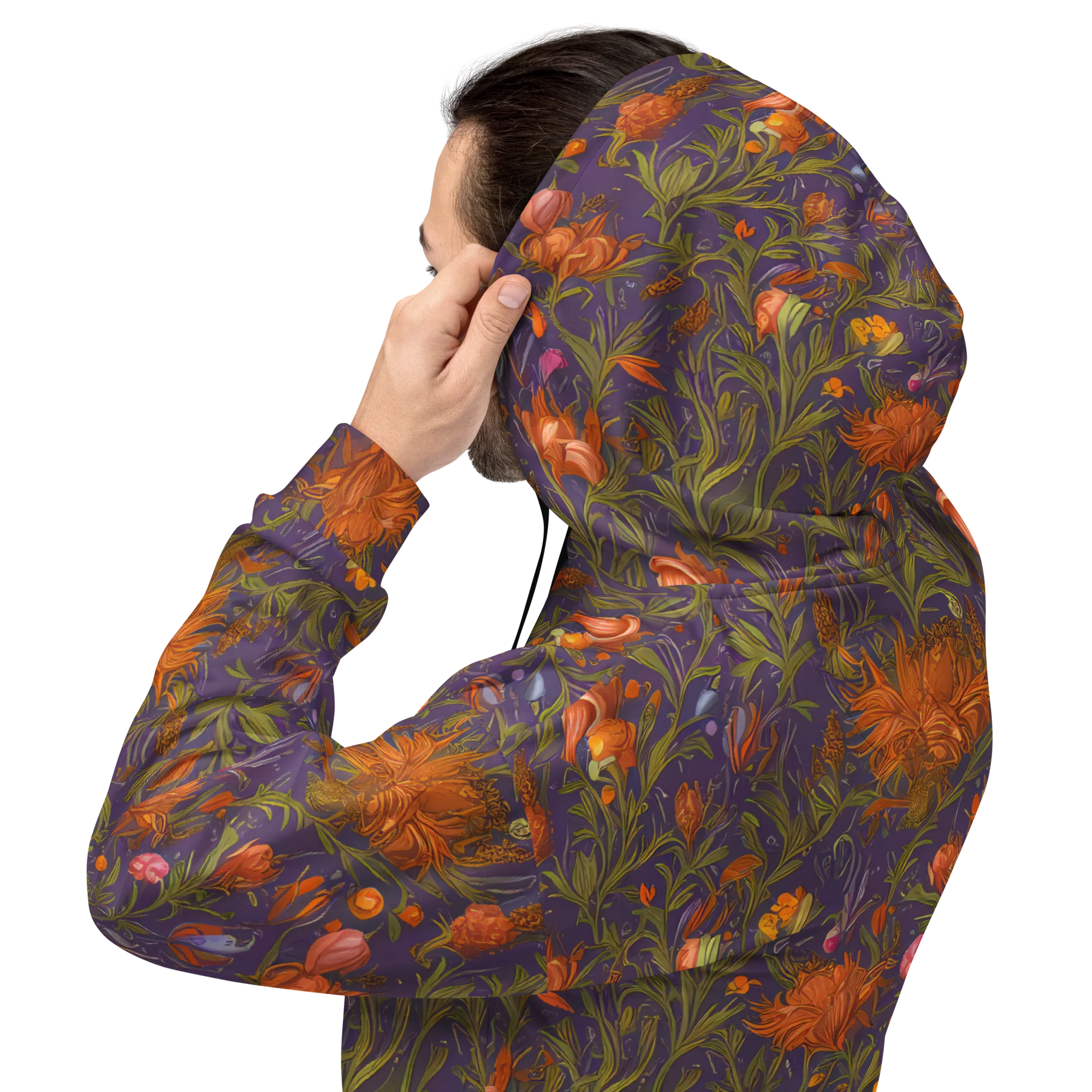 Botanical Nebula on Hoodie — Back