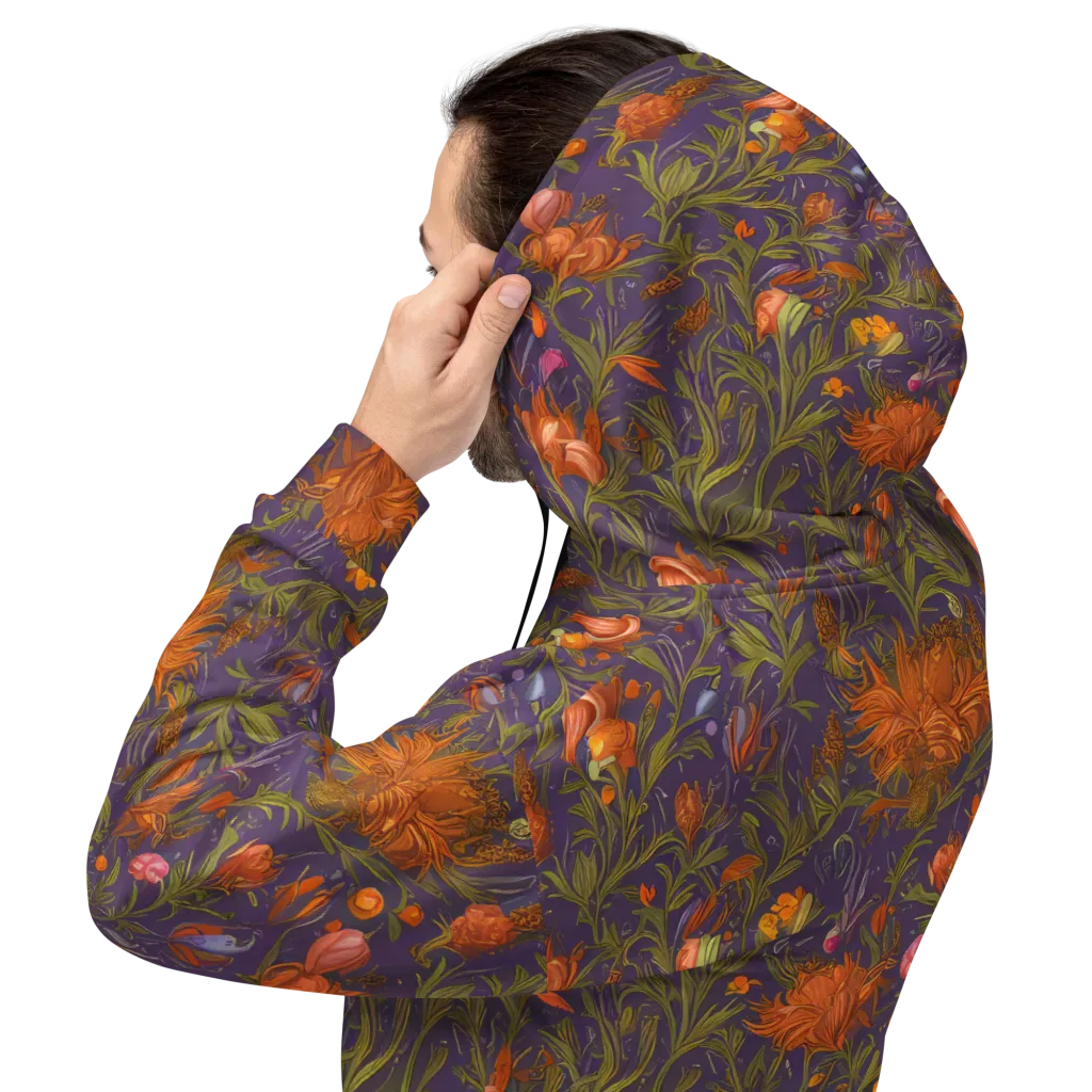 Botanical Nebula on Hoodie — Back
